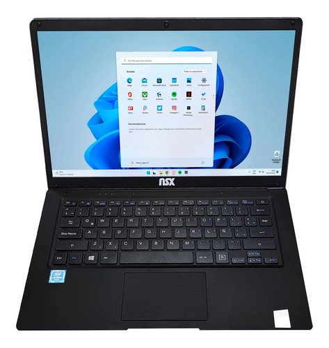Imagen 1 de 6 de Notebook Nsx Epsilon Nccf5s64w Negra 14 4gb 64 Ssd W11home