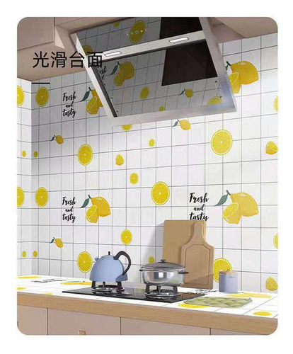 60x500cm Pegatinas De Aceite E Impermeables Para La Cocina