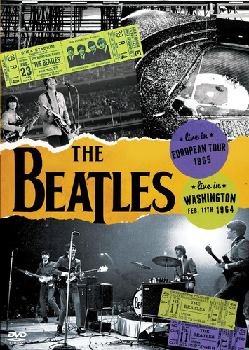 Dvd The Beatles Em Dobro Washington 1964, European Tour 1965
