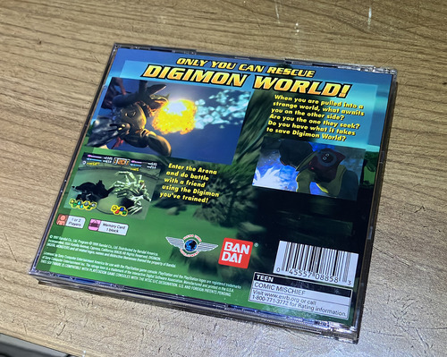 Digimon World Playstation Mídia Preta ( Repro Ps1 )