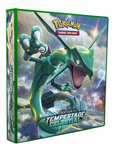 Álbum Pokémon Para Cards Tipo Fichário- Tempestade Celestial