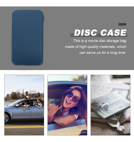 Funda Tipo Carpeta, Bolsa De Almacenamiento De Cd