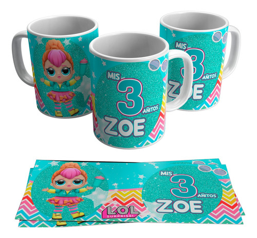 Tazas Plasticas Sublimadas Personalizadas Pack X 15