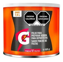 Comprar 2 Pza Polvo Para Preparar Bebida Gatorade Sabor Ponche De Fr