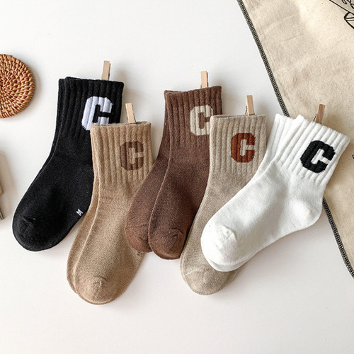 Calcetines Para Niños De Algodón Peinado A Media Pantorrilla