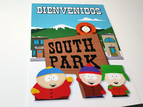 Cartel Poster Deco Southpark Cumple Bienvenidos South Park