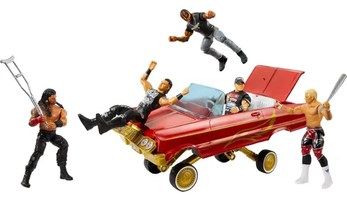 Figura De Acción Rey Mysterio + Vehículo Lucha Low Rider