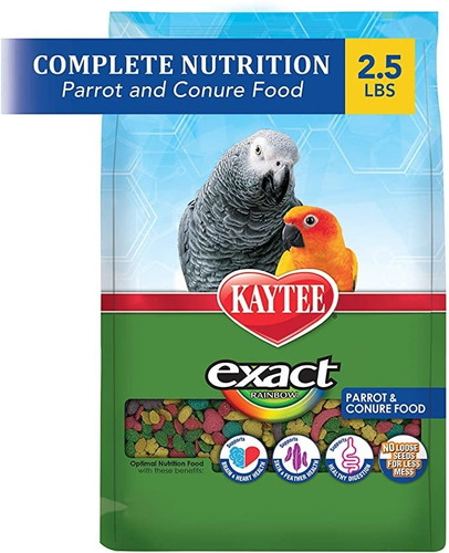 Kaytee Exact Rainbow Loro Conure Y La Alimentación