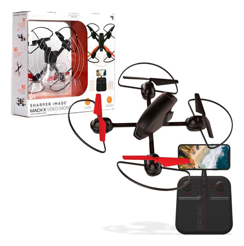 Sharper Image 10  Mach X Drone With Streaming Camera, 2.4 G