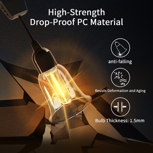 Luces De Cuerda Solar Bitpott Para Afuera, Luces De Cuerda A