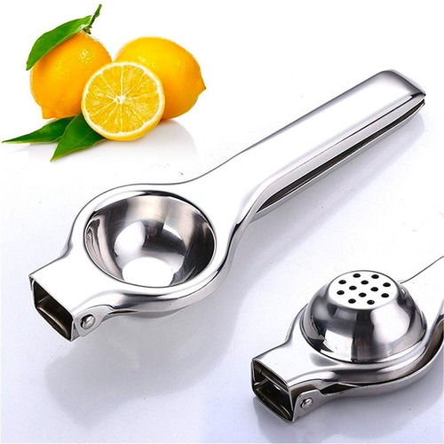Imagen 5 de 6 de Exprimidor Manual Limón Lima Naranjas Pinza Metálico Citrico