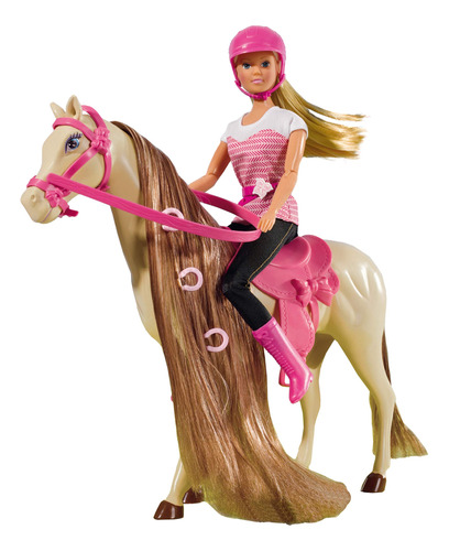 Simba Toys - Steffi Love Riding Tour Con Caballo Y Muñeca,.