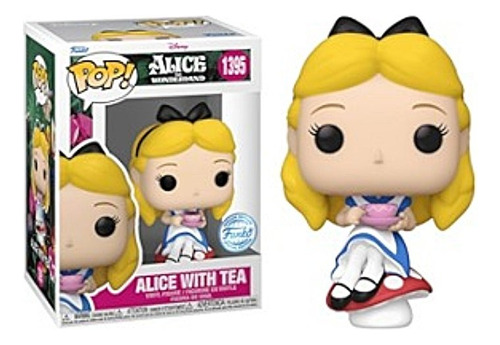 Pop! Funko Alice Com Chá #1395 | Disney | Alice