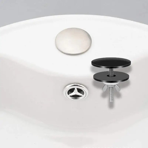 2 Tapas Cubretaladros Tarja O Lavabo Acero Inoxidable 1 3/4