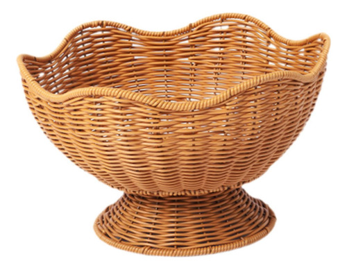 Cesta De Bocadillos, Canasta De Pan Con Tazón De 25x14cm