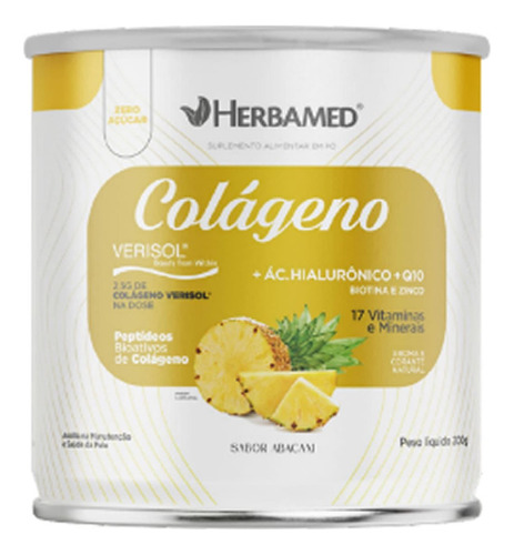 Colágeno Verisol - 200g Abacaxi - Herbamed