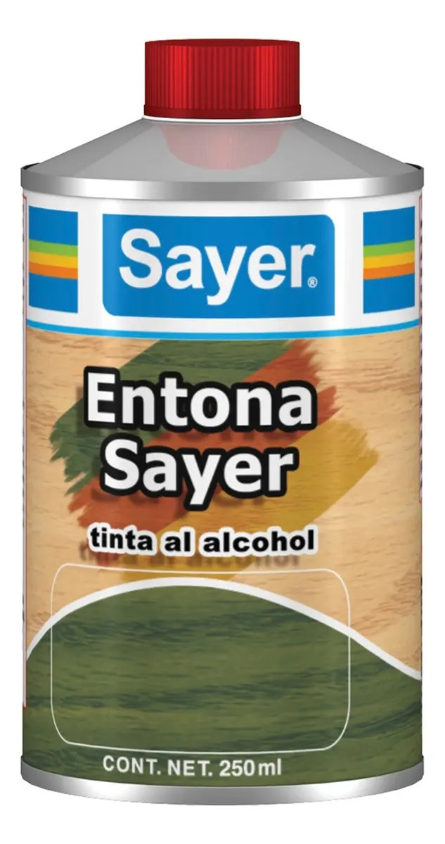 Tinta Negro Al Alcohol Para Madera 250ml Sayer Lack TS-6602.10