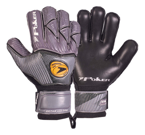 Luva Goleiro Poker Ortho Vulcan Profissional ( Com Talas )