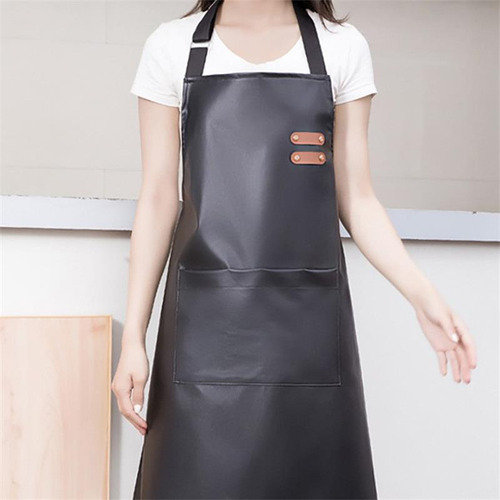 Delantal Impermeable Y Resistente Al Aceite Para Mujer, 1 Pi