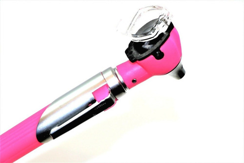 Imagen 5 de 7 de Otoscopio Oftalmoscopio Set Diagnostico Pink Premium