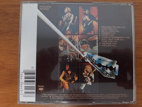 Judas Priest British Steel Cd Imp Zeppelin Sabbath Dio Rmklp