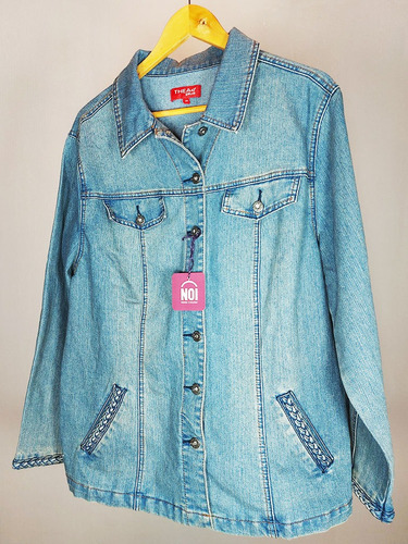 Chaqueta Denim Talla Grande