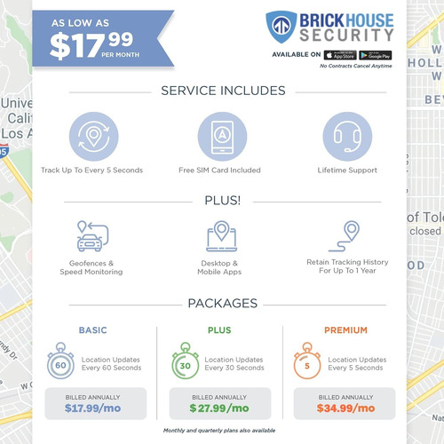 Brickhouse Security Rastreador Gps Magnético Lte De 140 Días