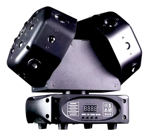 120 W Rgbw 4 En 1 Rotación Luz De Cabeza Móvil Con Láseres