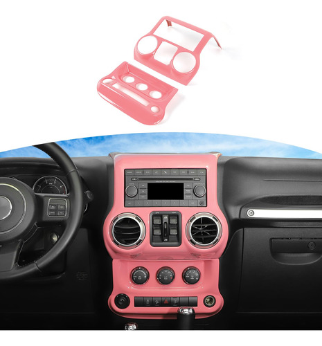 Rt-tcz Para Wrangler Jk Interior Accesorio Rosa Interruptor