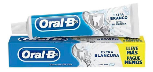 Oral B Extra Blanco Pasta Dental Blanqueadora Cool Mint 150g