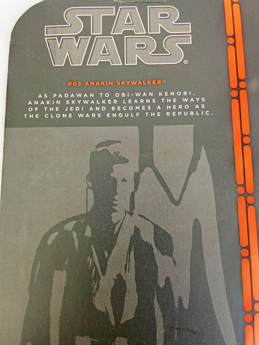 Anakin Skywalker- Star Wars Black Series No. 3 Escala 3.75 (Usado)