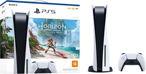 Playstation 5 Com Horizon Forbidden West Sony Cor Branco