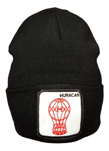 Imagen 3 de 4 de Gorro Lana Huracán Negro