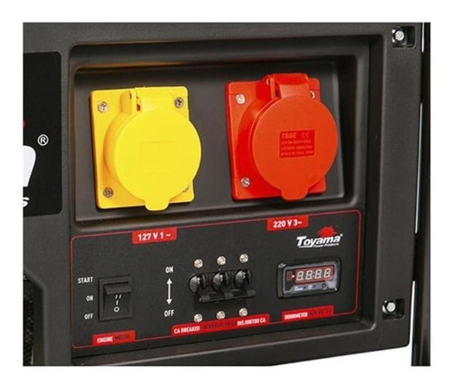 Gerador Gasolina 11.25kva Avr Trifas Tg10000cxe3d-xp Toyama
