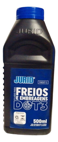 Liquido De Frenos 0.5 Lt (dot 3) Jurid