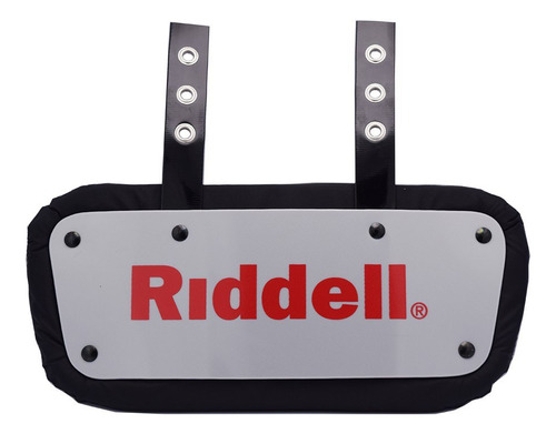 Riddell Sports Placa Trasera Gris Talla Única