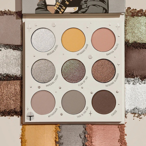 Sombras Para Ojos Colourpop The Mandalorian Color Mate , Mate Con Destellos Y Metálicos Fundidos Brillantes