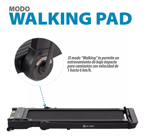 Caminadora Electrica Plegable 2 HP Walk Pantalla 5 LCD 110Kg