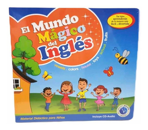 Imagen 3 de 9 de Libro Pizarra Mágica El Mágico Mundo Del Inglés Niños 3-5