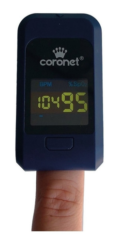 Imagen 1 de 2 de Oxímetro de pulso para dedo Coronet POD-2 azul 
