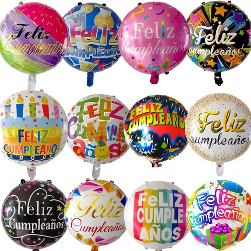 6 Globos Burbujas Led Doble Animales 1.20 Mt