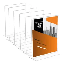 Comprar Habladores Exhibidores Acrílico 2mm Cuarto D Carta 12 Unidad