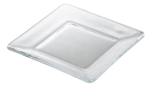 Plato Taza En Vidrio 15.2 Cm Crisa