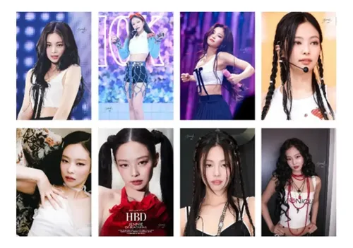 Jennie (blackpink) 8 Pôsteres Grandes (tamanho 29x42 Cm