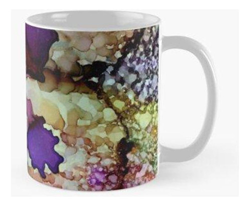 Taza X4 Fantasía De Orquídeas En Flor Calidad Premium