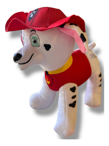 Paw Patrol Peluche Chase Marshall Skye 20 Cm Suaves Marshall Uniforme Rojo