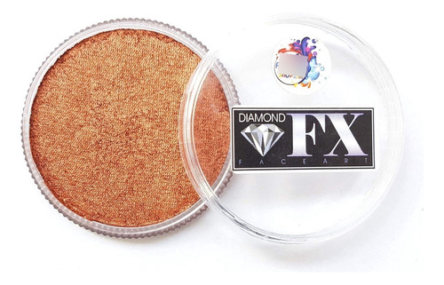 32 g Diamond Fx Metalico Face Paint  cobre By Facepaint