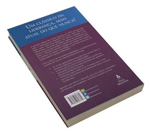 Livro As 21 Irrefutáveis Leis Da Liderança De Maxwell John C Editorial Vida Melhor Capa Mole Em Português 2015