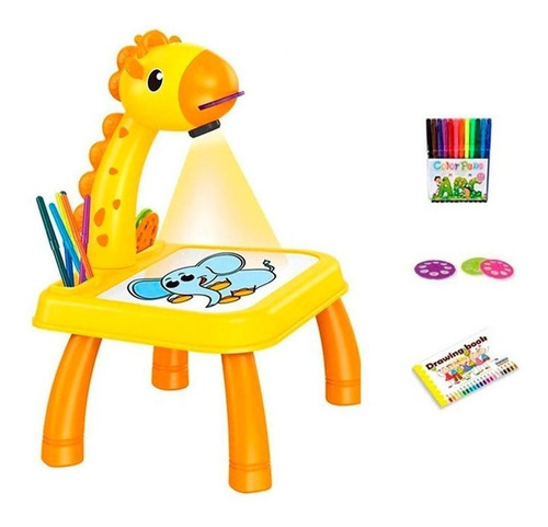 Mesa De Dibujo Didáctica Con Proyector Infantil + Accesorios