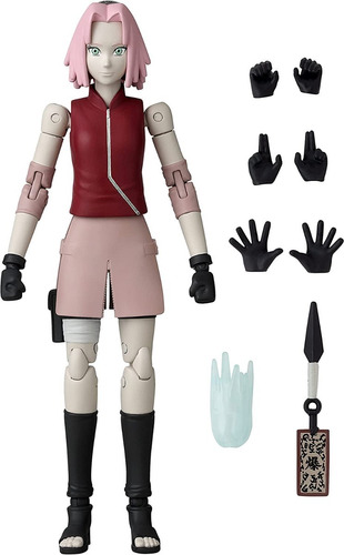 Figura Sakura De Naruto Original Bandai Anime Heroes